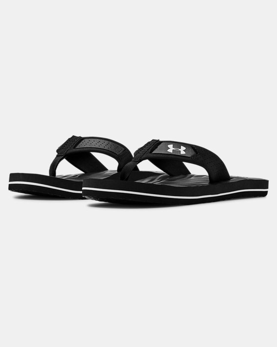 Boys' UA Marathon Key IV Sandals, Black, pdpMainDesktop image number 3